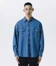 画像5: 【25秋冬ご予約受付中！25年9月入荷予定】ROTTWEILER/R9 WASHED DENIM SHIRT（INDIGO）［ウォッシュドデニムシャツ-25秋冬］