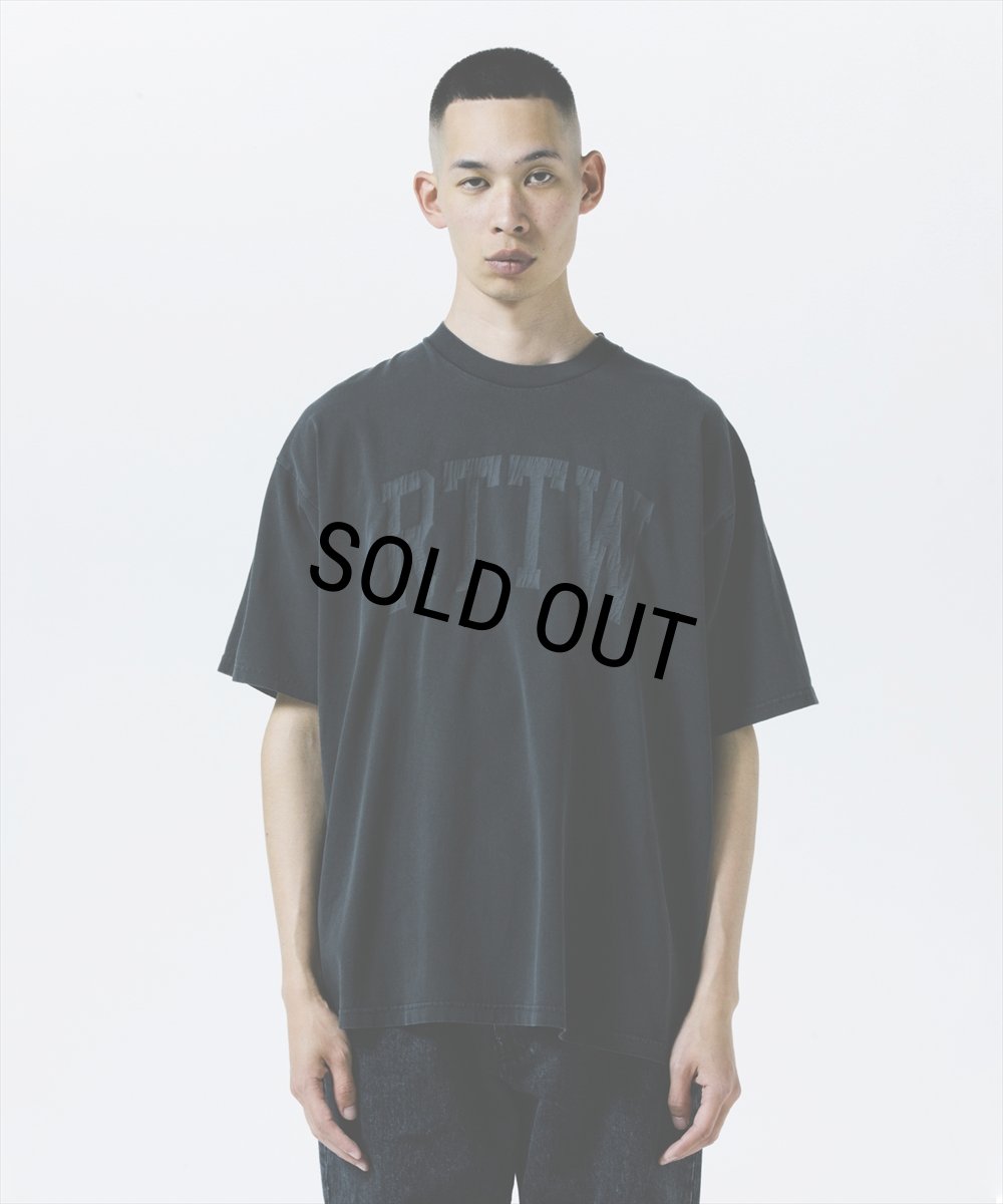 画像5: ROTTWEILER/RTTW TEE（BLACK）［ピグメント染めプリントT-25秋冬］ (5)
