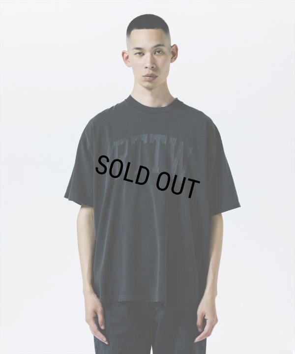 画像5: ROTTWEILER/RTTW TEE（BLACK）［ピグメント染めプリントT-25秋冬］