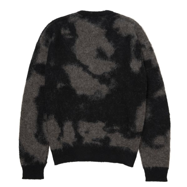 画像2: 【25秋冬ご予約受付中！25年10月入荷予定】ROTTWEILER/R9 PAINTED KNIT（BLACK）［モヘアニット-25秋冬］