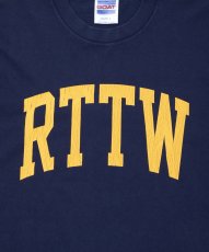 画像3: ROTTWEILER/RTTW TEE（NAVY）［ピグメント染めプリントT-25秋冬］ (3)