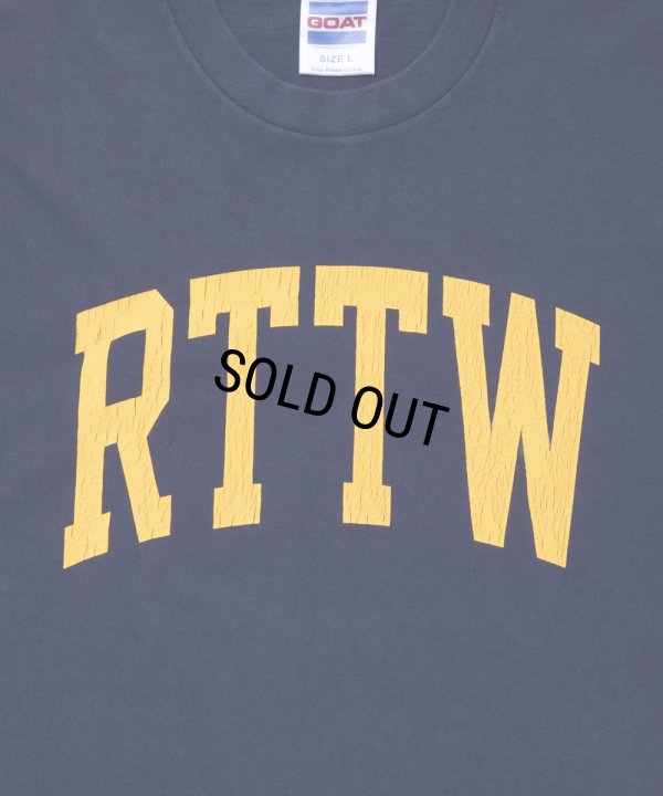 画像3: ROTTWEILER/RTTW TEE（NAVY）［ピグメント染めプリントT-25秋冬］