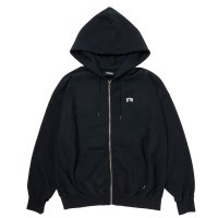 【25秋冬ご予約受付中！25年10月入荷予定】ROTTWEILER/R9 LOGO ZIP PARKA（BLACK）［ジップアップパーカー-25秋冬］