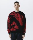 画像4: 【25秋冬ご予約受付中！25年10月入荷予定】ROTTWEILER/R9 PAINTED KNIT（RED）［モヘアニット-25秋冬］ (4)