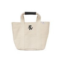 【25秋冬ご予約受付中！25年8月入荷予定】ROTTWEILER/CANVAS TOTE BAG SMALL（WHITE）［トートバッグスモール-25秋冬］