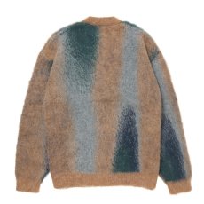 画像2: ROTTWEILER/R9 PAINTED CARDIGAN（BEIGE）［ペインテッドモヘアカーディガン-25秋冬］ (2)