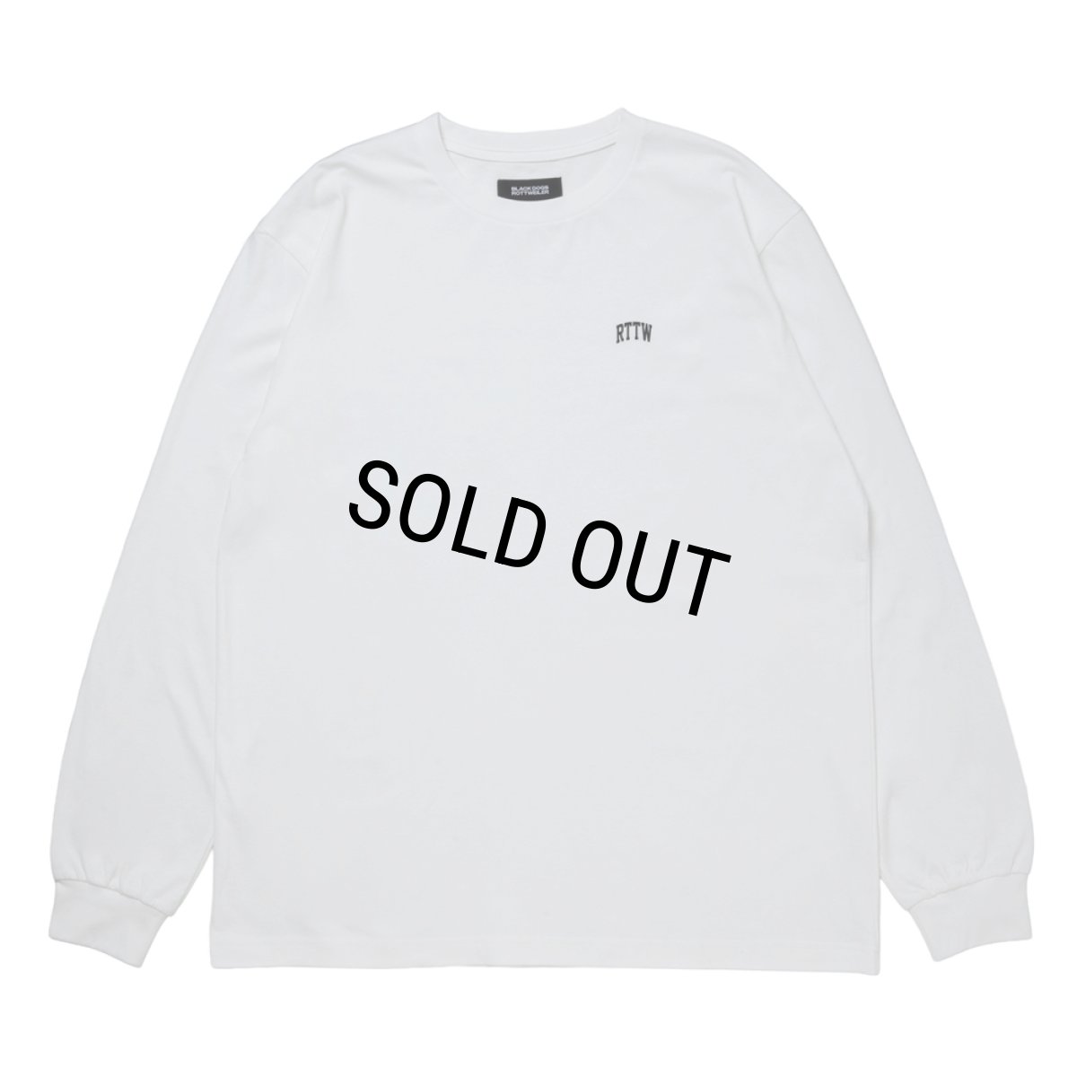画像1: 【30％OFF】ROTTWEILER/R9 LOGO LS TEE（WHITE）［プリント長袖T-25秋冬］ (1)