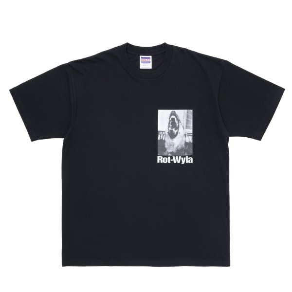 画像1: 【25秋冬ご予約受付中！25年7月入荷予定】ROTTWEILER/DOG PHOTO TEE（BLACK）［プリントT-25秋冬］