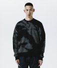 画像4: 【25秋冬ご予約受付中！25年10月入荷予定】ROTTWEILER/R9 PAINTED KNIT（BLACK）［モヘアニット-25秋冬］ (4)