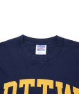 画像2: 【25秋冬ご予約受付中！25年7月入荷予定】ROTTWEILER/RTTW TEE（NAVY）［ピグメント染めプリントT-25秋冬］ (2)