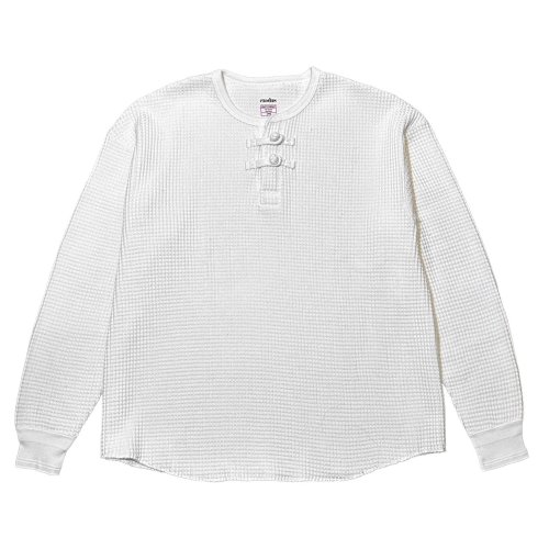他の写真1: exodus/ORIENTAL HENRY NECK SHIRT（WHITE）［オリエンタルヘンリーネックサーマル-25春夏］