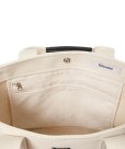 画像4: 【25秋冬ご予約受付中！25年8月入荷予定】ROTTWEILER/CANVAS TOTE BAG SMALL（WHITE）［トートバッグスモール-25秋冬］ (4)