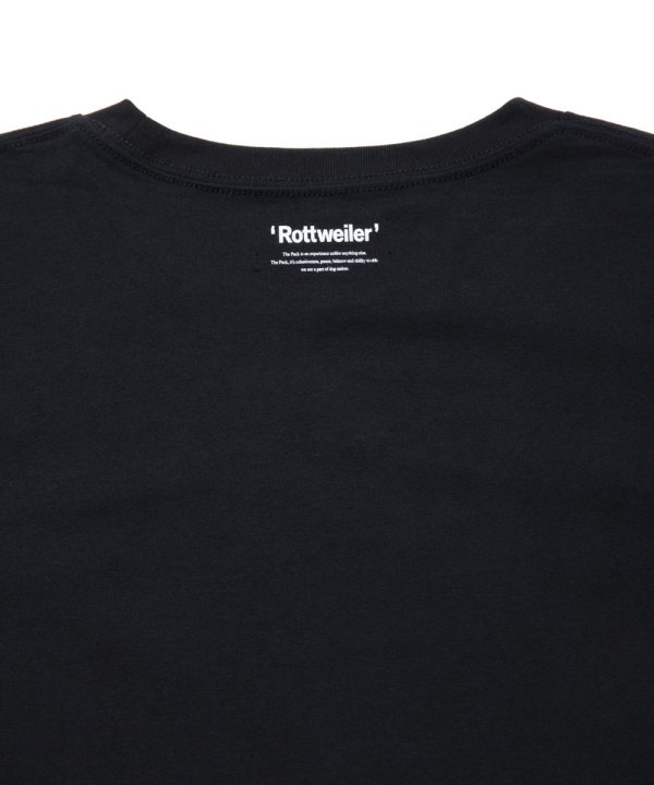 画像4: 【25秋冬ご予約受付中！25年7月入荷予定】ROTTWEILER/R9 BASIC TEE（BLACK）［プリントT-25秋冬］