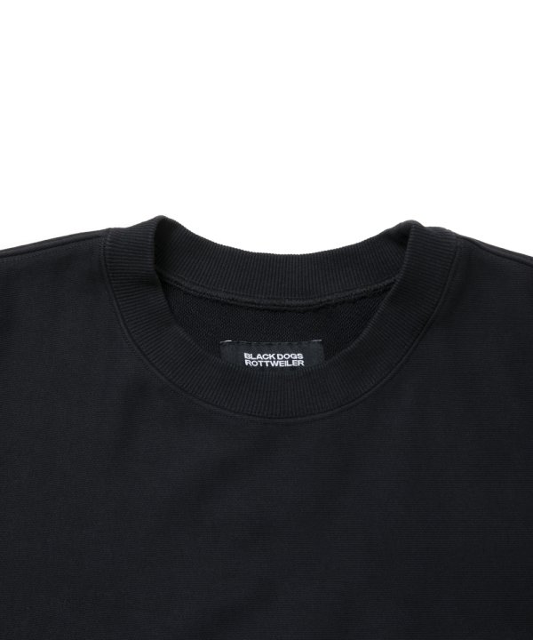 画像3: 【25秋冬ご予約受付中！25年9月入荷予定】ROTTWEILER/R9 BASIC SWEATER（BLACK）［クルーネックスウェット-25秋冬］