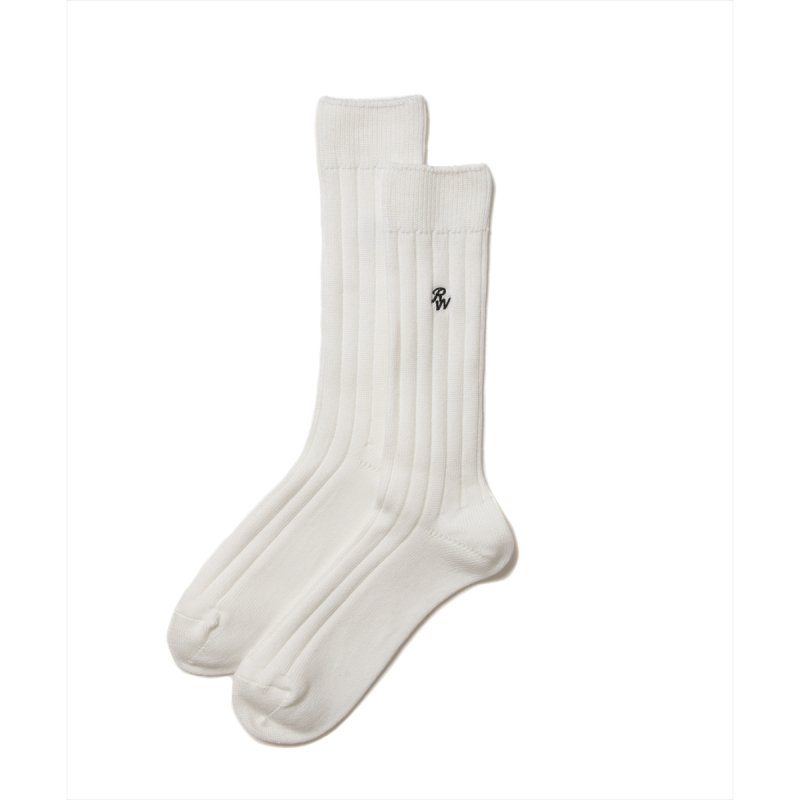 画像1: 【20%OFF】ROTTWEILER/R9 PURPLE SOX（WHITE）［ソックス-25春夏］
