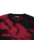画像3: 【25秋冬ご予約受付中！25年10月入荷予定】ROTTWEILER/R9 PAINTED KNIT（RED）［モヘアニット-25秋冬］ (3)