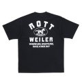 ROTTWEILER/HORSE TEE（BLACK）［プリントT-25秋冬］