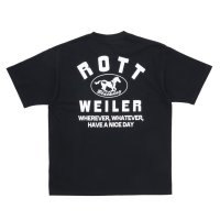 【25秋冬ご予約受付中！25年7月入荷予定】ROTTWEILER/HORSE TEE（BLACK）［プリントT-25秋冬］