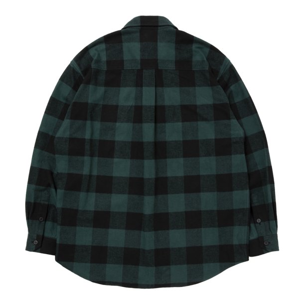 画像2: 【25秋冬ご予約受付中！25年10月入荷予定】ROTTWEILER/R9 BUFFALO CHECK SHIRT（GREEN）［バッファローチェックシャツ-25秋冬］