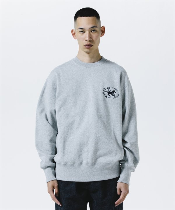 画像5: 【25秋冬ご予約受付中！25年9月入荷予定】ROTTWEILER/HORSE SWEATER（GRAY）［クルーネックスウェット-25秋冬］