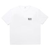 WACKO MARIA/WASHED HEAVY WEIGHT T-SHIRT（WHITE）［刺繍T-25春夏］