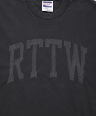 画像4: ROTTWEILER/RTTW TEE（BLACK）［ピグメント染めプリントT-25秋冬］ (4)