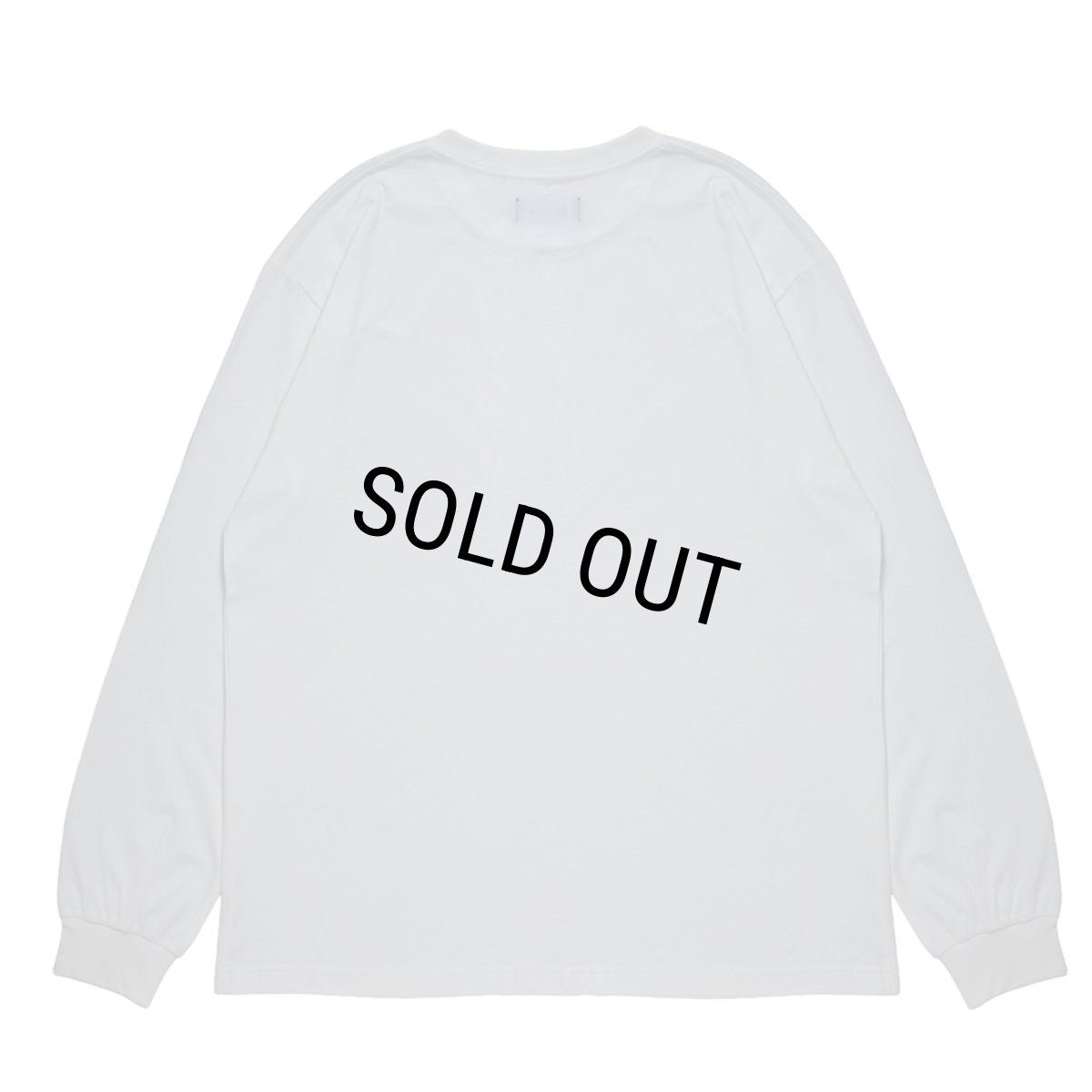 画像2: 【30％OFF】ROTTWEILER/R9 LOGO LS TEE（WHITE）［プリント長袖T-25秋冬］ (2)
