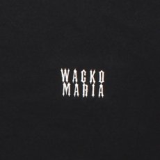 画像2: WACKO MARIA/WASHED HEAVY WEIGHT T-SHIRT（BLACK）［刺繍T-25春夏］ (2)