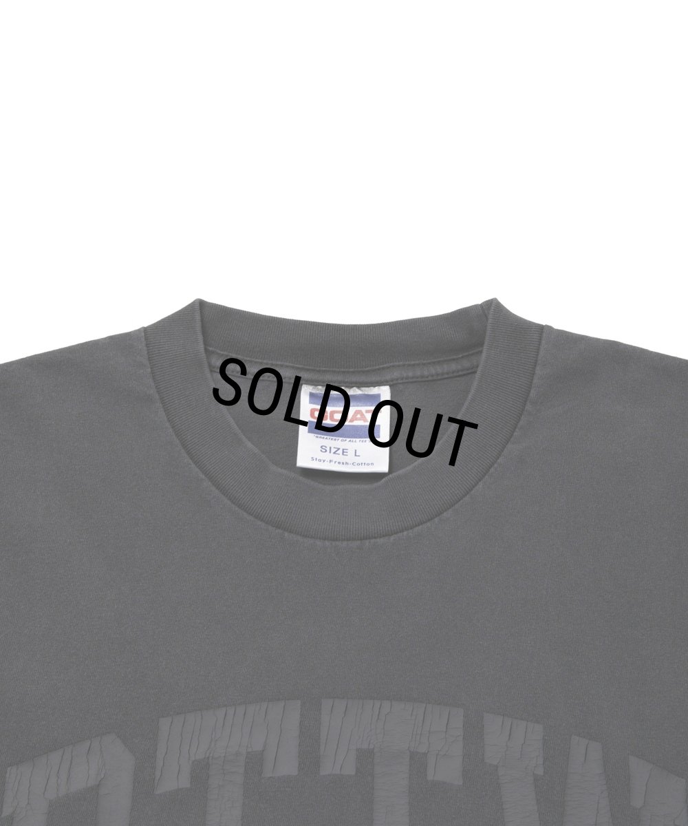 画像3: ROTTWEILER/RTTW TEE（BLACK）［ピグメント染めプリントT-25秋冬］ (3)