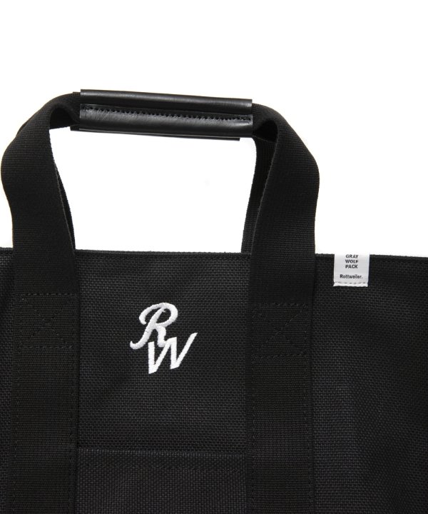 画像3: 【25秋冬ご予約受付中！25年8月入荷予定】ROTTWEILER/CANVAS TOTE BAG SMALL（BLACK）［トートバッグスモール-25秋冬］