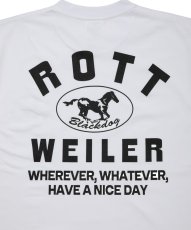 画像5: ROTTWEILER/HORSE TEE（WHITE）［プリントT-25秋冬］ (5)