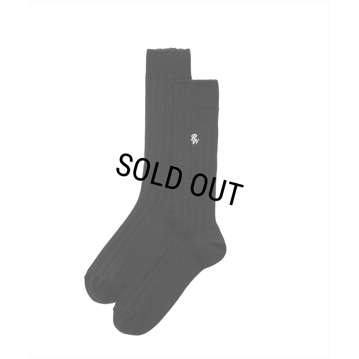 画像1: 【30%OFF】ROTTWEILER/R9 PURPLE SOX（BLACK）［ソックス-25春夏］ (1)