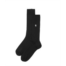 画像1: 【20%OFF】ROTTWEILER/R9 PURPLE SOX（BLACK）［ソックス-25春夏］ (1)