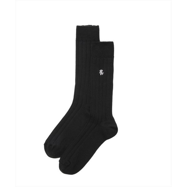 画像1: ROTTWEILER/R9 PURPLE SOX（BLACK）［ソックス-25春夏］