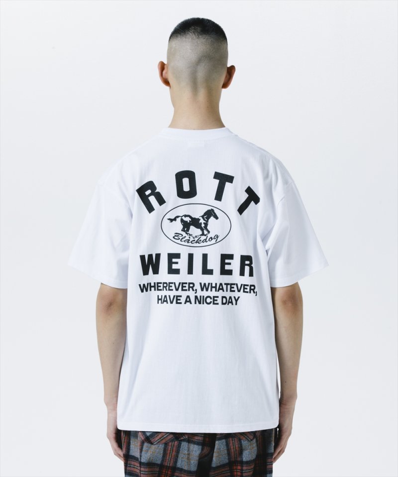 画像3: ROTTWEILER/HORSE TEE（WHITE）［プリントT-25秋冬］