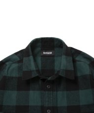 画像3: ROTTWEILER/R9 BUFFALO CHECK SHIRT（GREEN）［バッファローチェックシャツ-25秋冬］ (3)