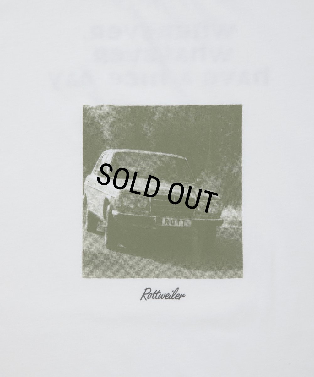 画像4: 【30％OFF】ROTTWEILER/R9 PHOTO LS TEE（WHITE）［プリント長袖T-25秋冬］ (4)