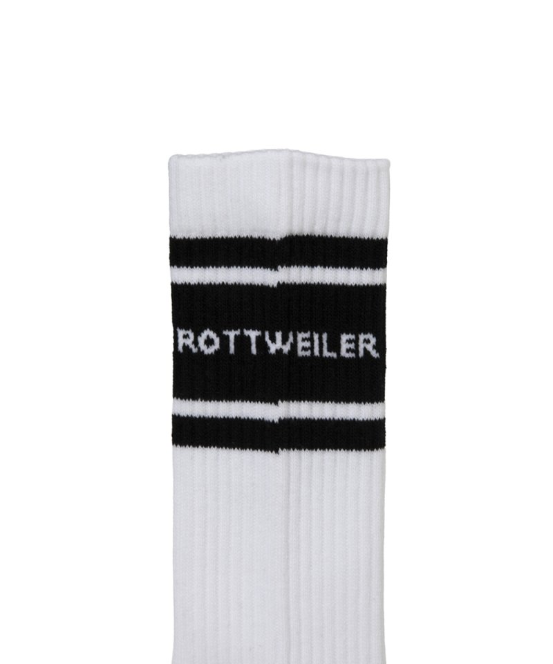 画像3: ROTTWEILER/R9 LINE SOX（WHITE）［ラインソックス-25秋冬］