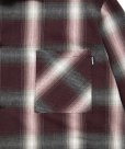 画像4: 【25秋冬ご予約受付中！25年9月入荷予定】ROTTWEILER/R9 OMBRE CHECK SHIRT（RED）［オンブレチェックシャツ-25秋冬］ (4)