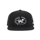 【25秋冬ご予約受付中！25年8月入荷予定】ROTTWEILER/HORSE CAP（BLACK）［キャップ-25秋冬］