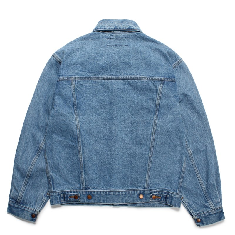 画像2: WACKO MARIA/WRANGLER / WASHED DENIM TRUCKER JACKET（INDIGO）［ウォッシュドデニムトラッカーJKT-25春夏］
