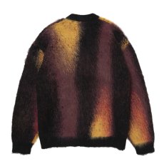 画像2: ROTTWEILER/R9 PAINTED CARDIGAN（BLACK）［ペインテッドモヘアカーディガン-25秋冬］ (2)