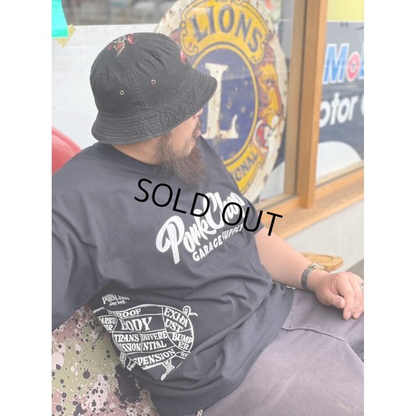 画像5: PORKCHOP/MULTI LOGOS TEE 2025（BLACK）［プリントT-25春夏］