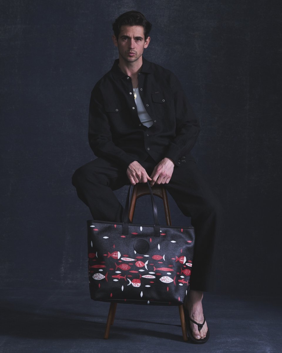 画像7: RATS/PVC TOTE BAG（BLACK）［PVCトートバッグ-25春夏］ (7)