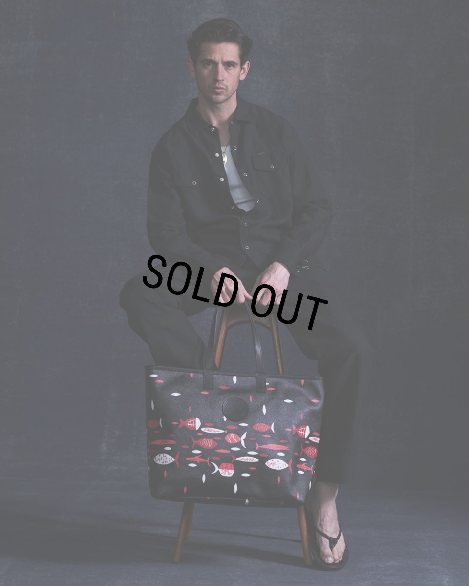 画像7: 【40%OFF】RATS/PVC TOTE BAG（BLACK）［PVCトートバッグ-25春夏］ (7)