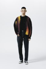 画像5: ROTTWEILER/R9 PAINTED CARDIGAN（BLACK）［ペインテッドモヘアカーディガン-25秋冬］ (5)