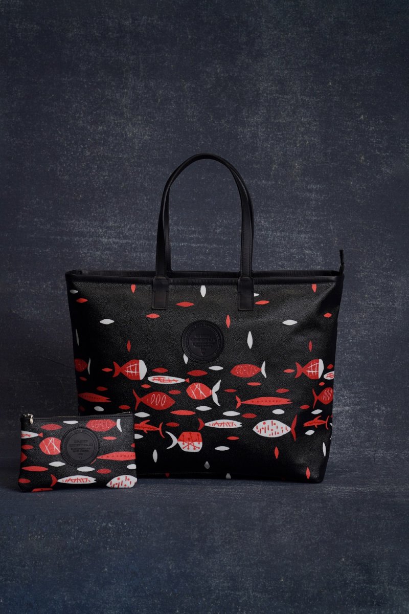 画像8: RATS/PVC TOTE BAG（BLACK）［PVCトートバッグ-25春夏］ (8)
