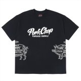 PORKCHOP/MULTI LOGOS TEE 2025（BLACK）［プリントT-25春夏］