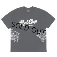 PORKCHOP/MULTI LOGOS TEE 2025（BLACK）［プリントT-25春夏］