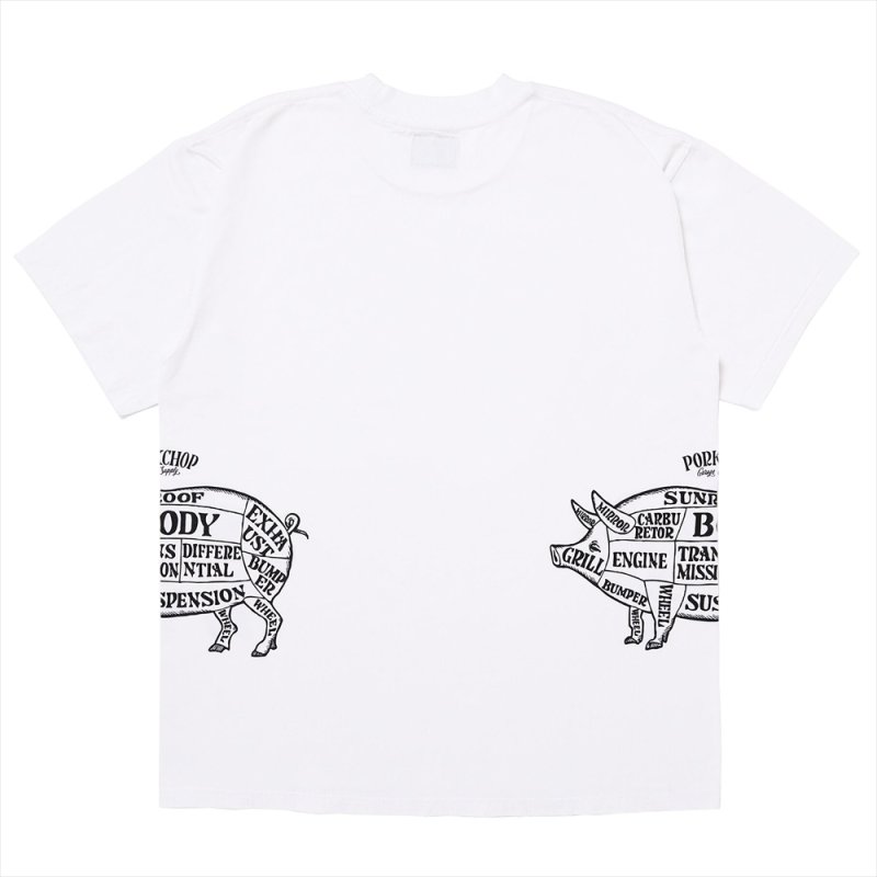画像2: PORKCHOP/MULTI LOGOS TEE 2025（WHITE）［プリントT-25春夏］